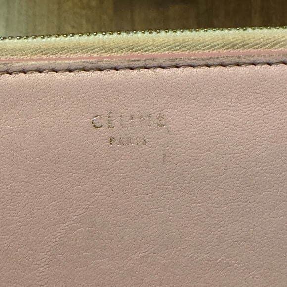Celine two toned zip around wallet - Picture 9 of 11